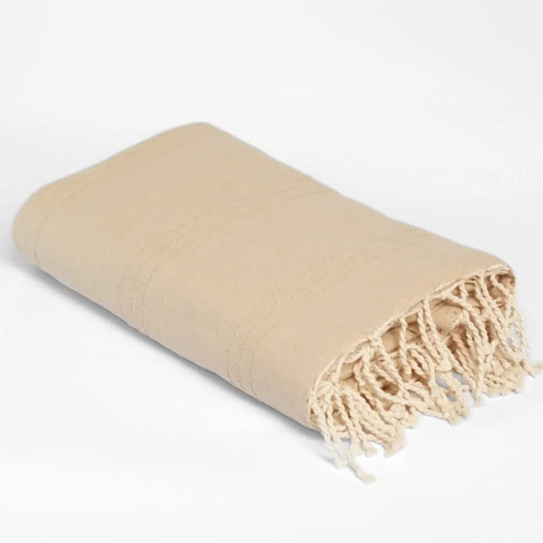 Jeté de Salon Élégant en Coton Doux - Confort Intemporel