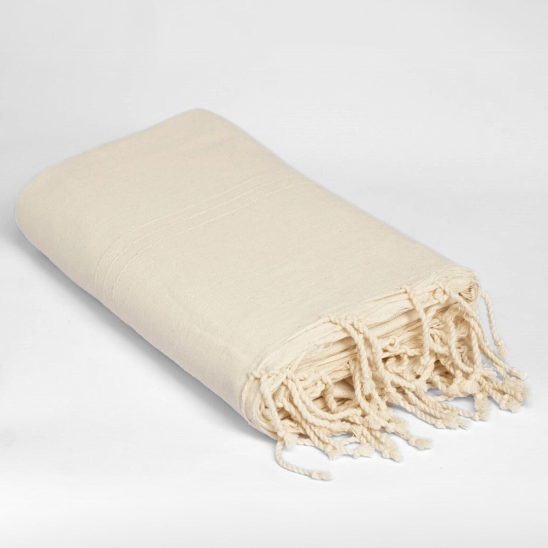 Jeté de Salon Élégant en Coton Doux - Confort Intemporel