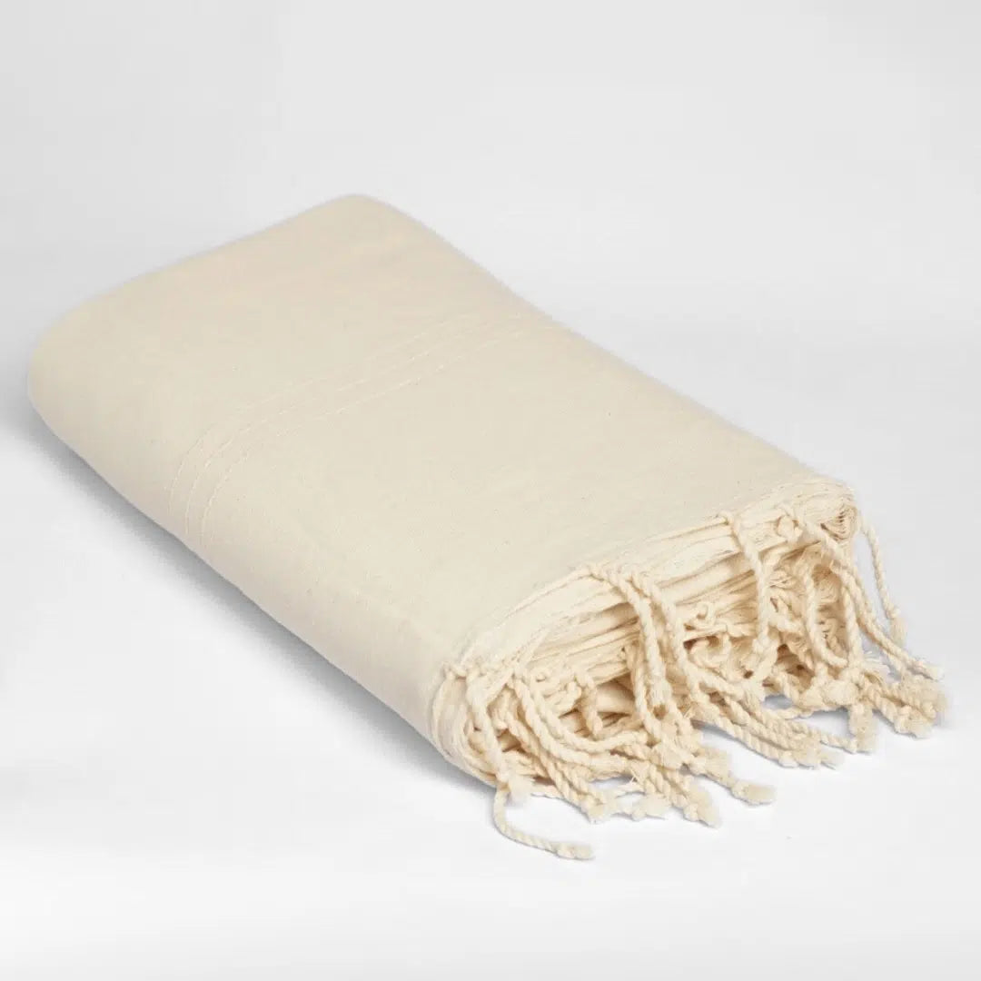 Jeté de Salon Élégant en Coton Doux - Confort Intemporel