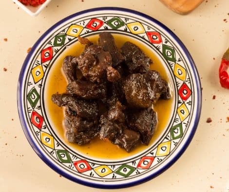 Kadid sfaxien viande de veau séchée pour des plats irrésistibles