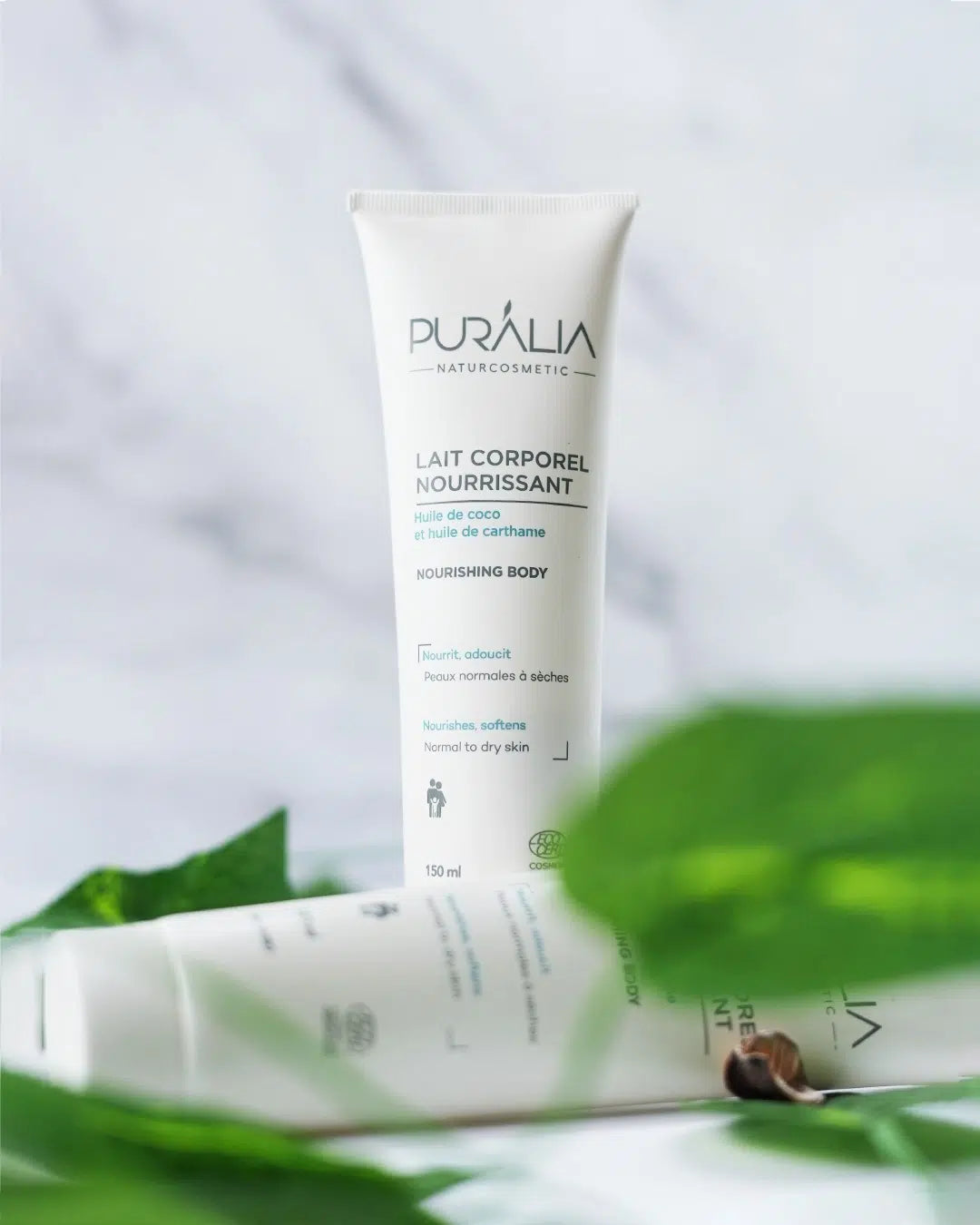 lait corporel bio nourrissant pour une peau douce et hydratée