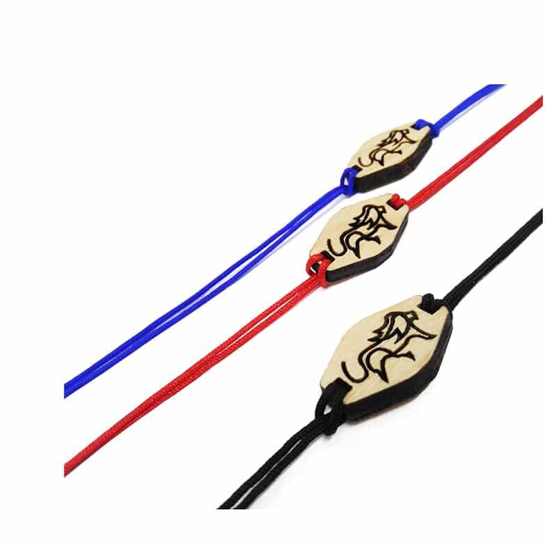 Leo Horoscope Bracelet – Solid Wood Pendant