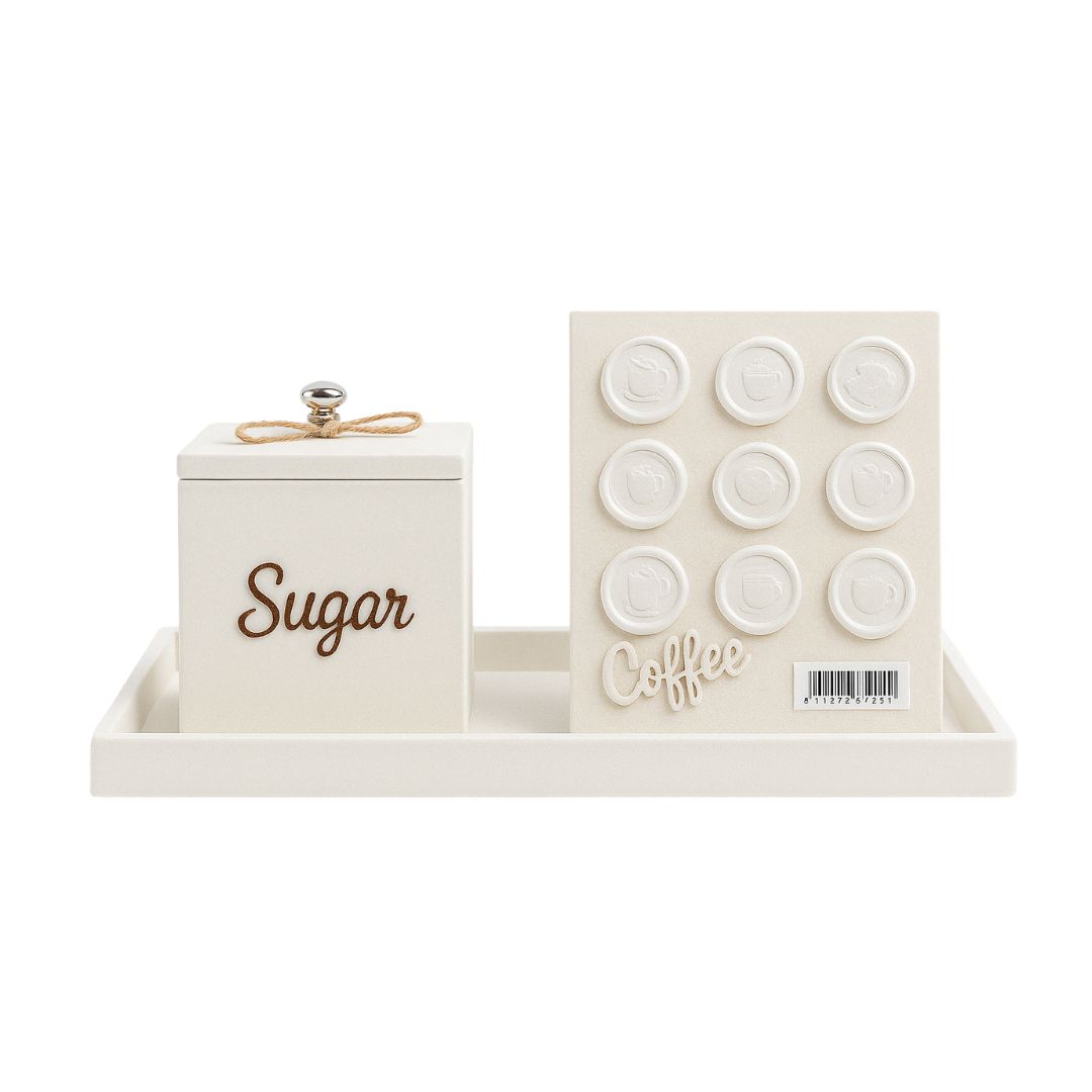 Pack Coin Café – Marbre Blanc (3 pièces)