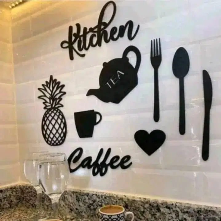 ananas ديكور المطبخ من اللوح