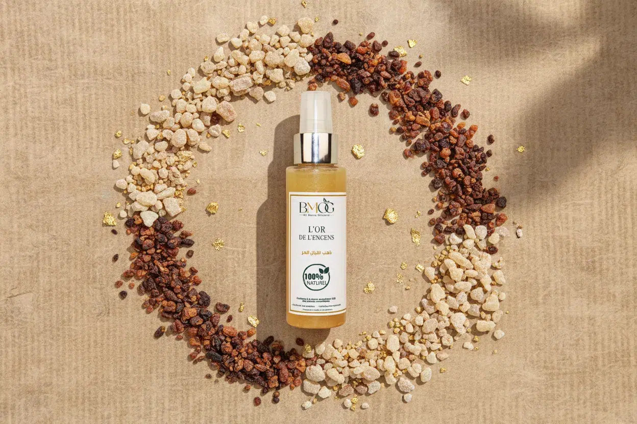 lotion antiâge L'Or de l'Encens pour une peau éclatante et ferme