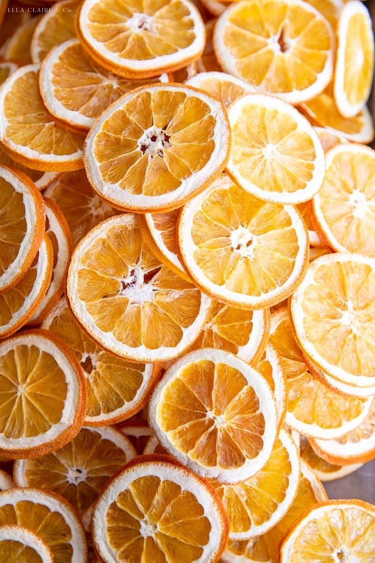 Orange séchées