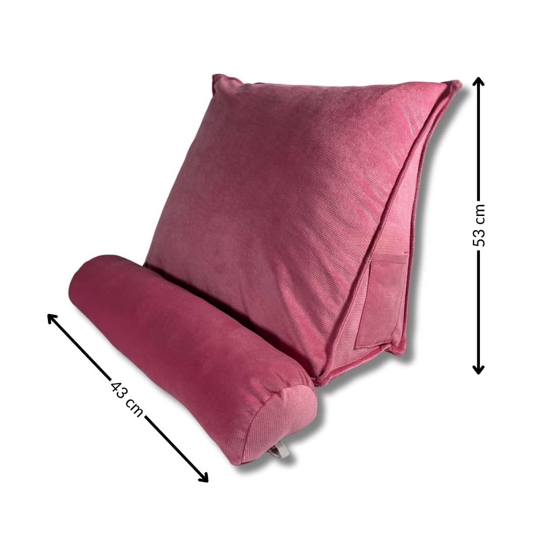 Oreiller triangulaire en velours motif jaguar avec rembourrage en mousse, confort et style (43 × 53 cm)