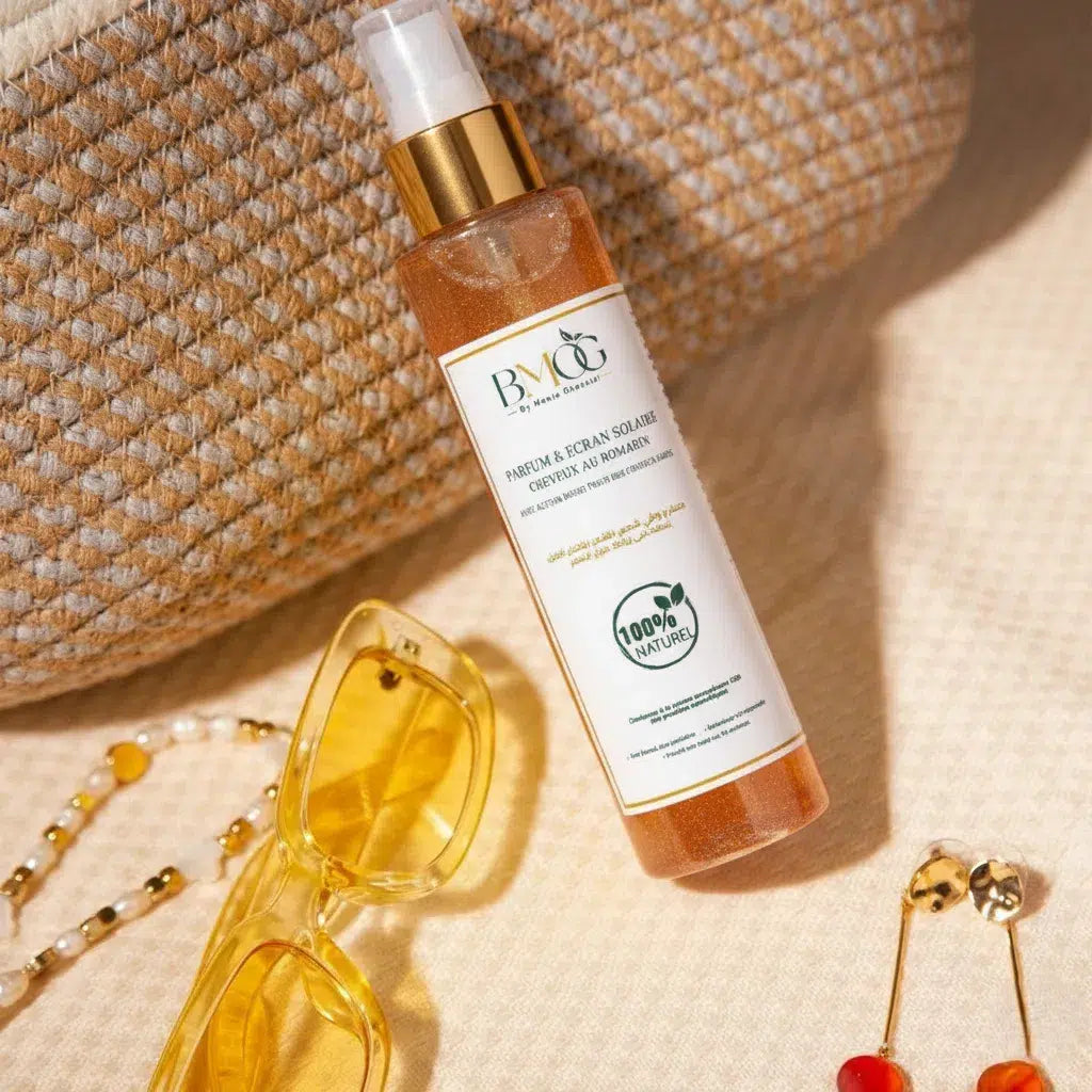 parfum cheveux brume protectrice et brillante au romarin