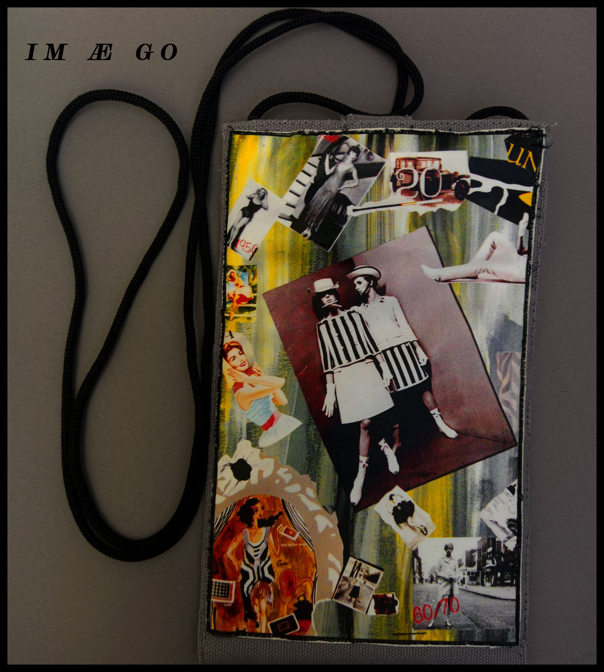 Pochette pour smartphone faite à la main – Collection limitée, œuvre d'art tunisienne "Vintage"