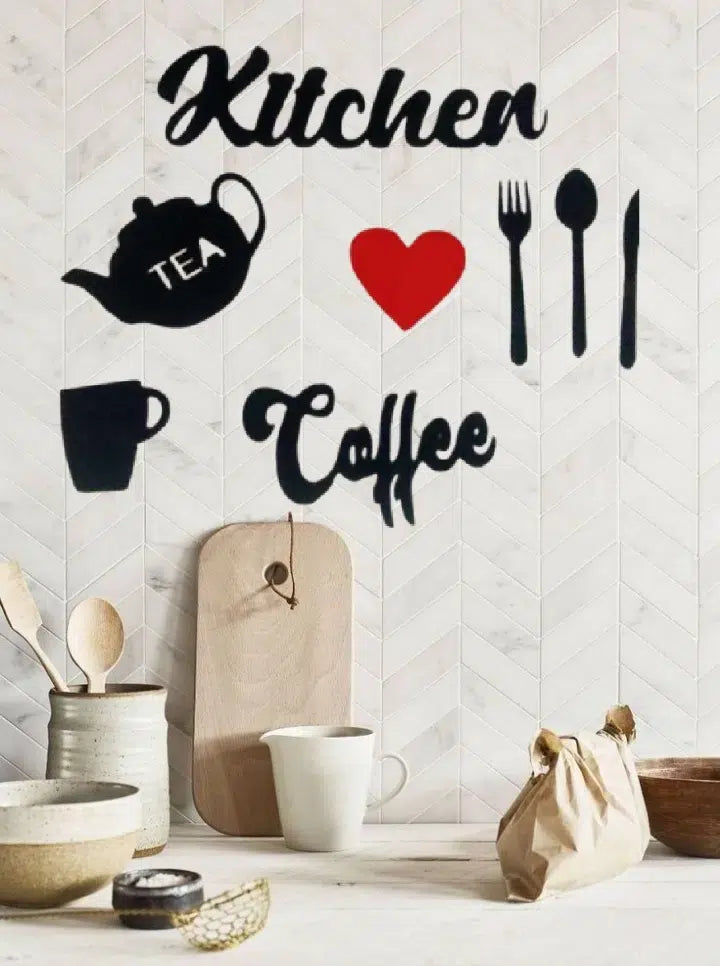 Décor mural de cuisine en bois