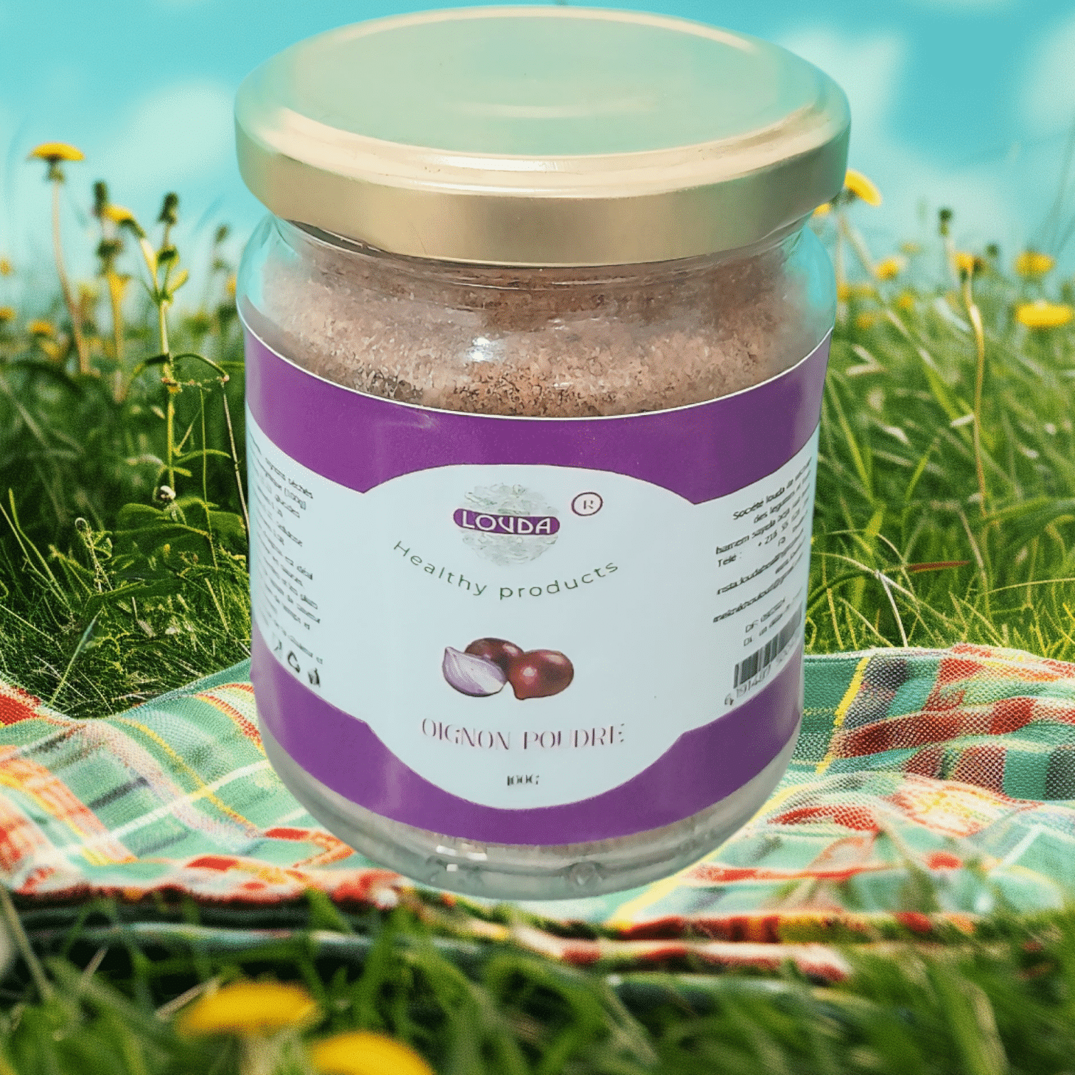 Oignon Poudre 100% Naturel Louda : Saveur Authentique Irresistible