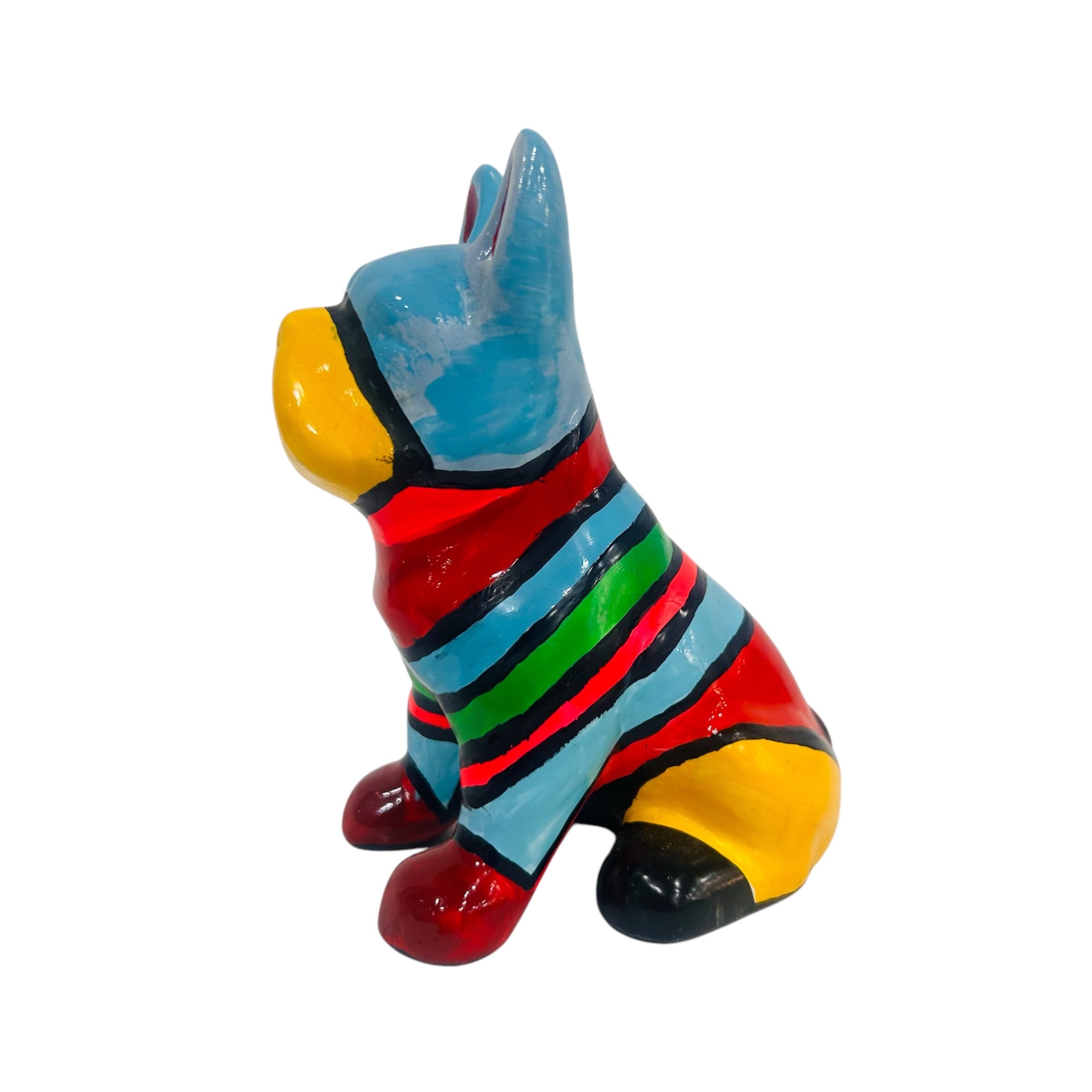 Statue décorative Bouledogue Pop Rainbow