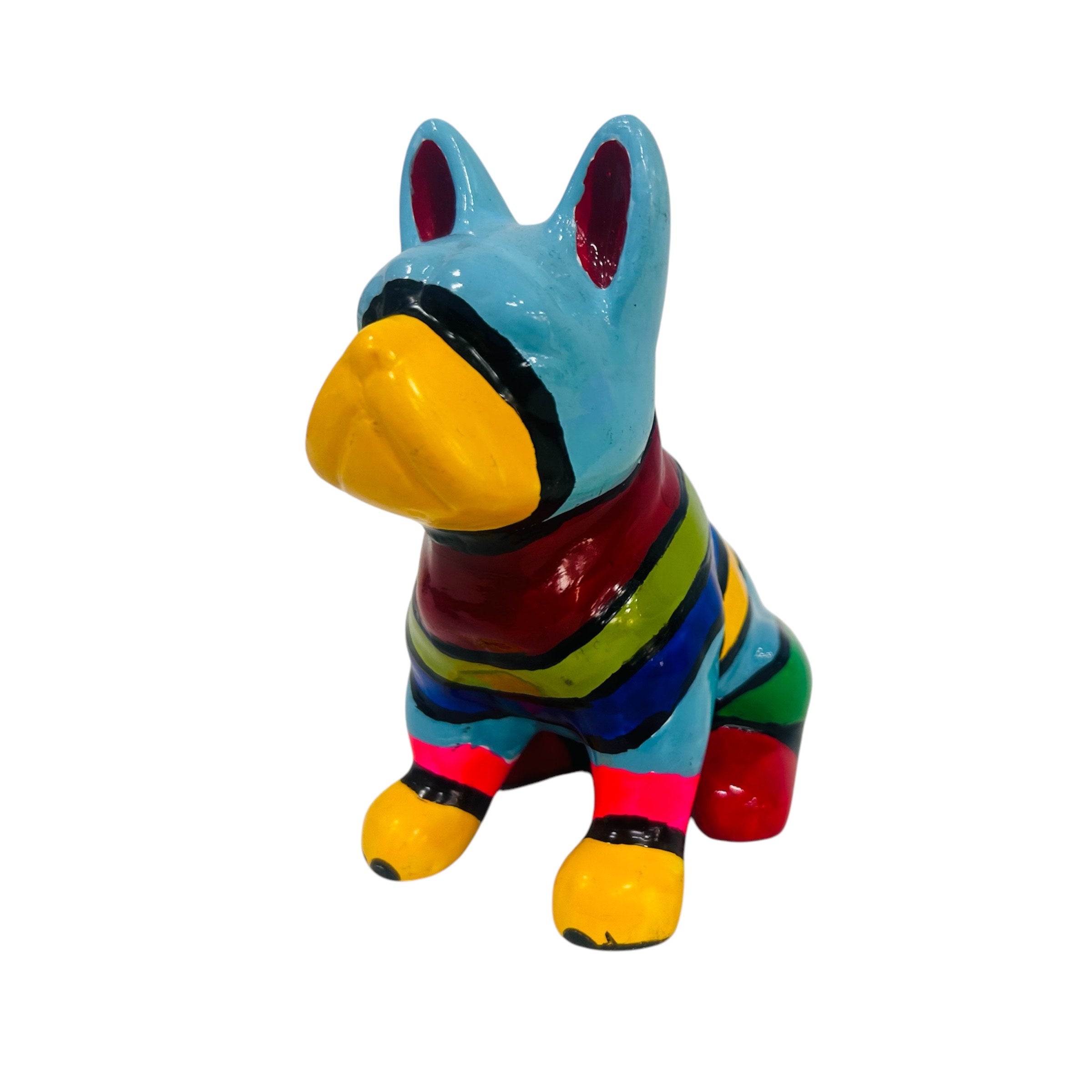 Statue décorative Bouledogue Pop Rainbow