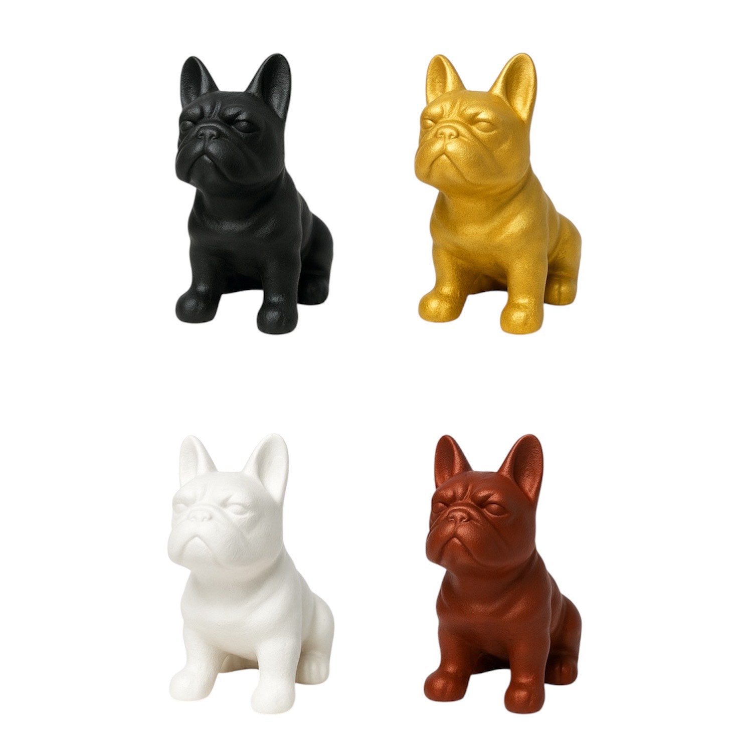Figurine en résine Bouledogue Français