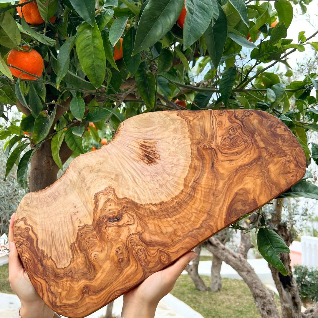 Rustic Olive Wood Board, Your Culinary Canvas