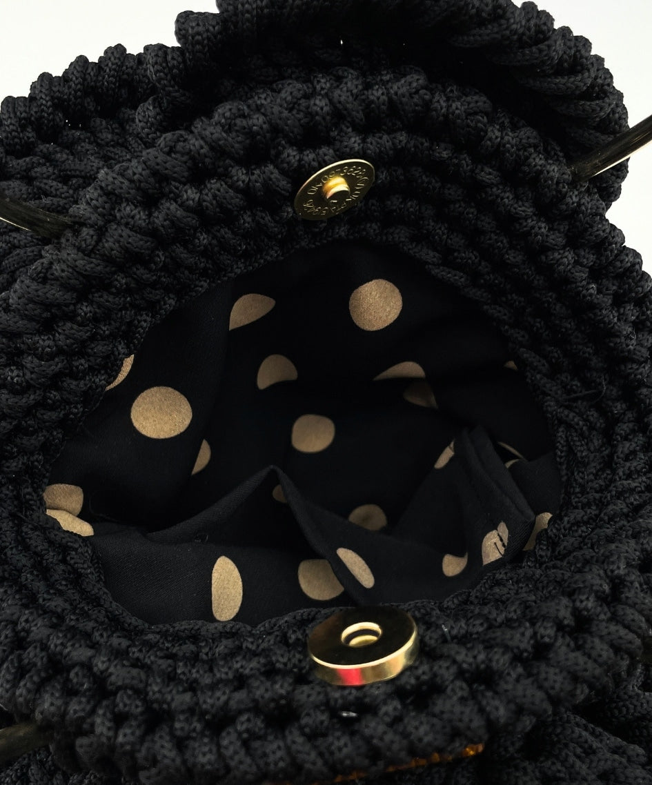 Sac Crochet Noir
