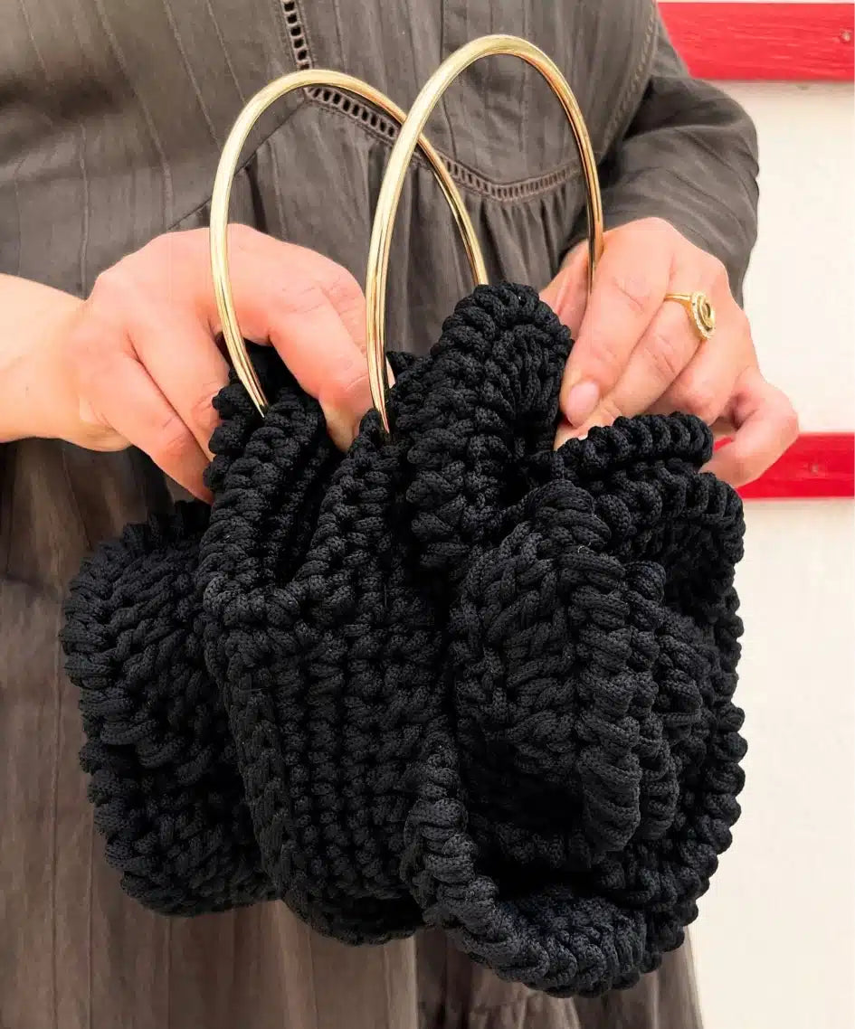 Sac Crochet Noir