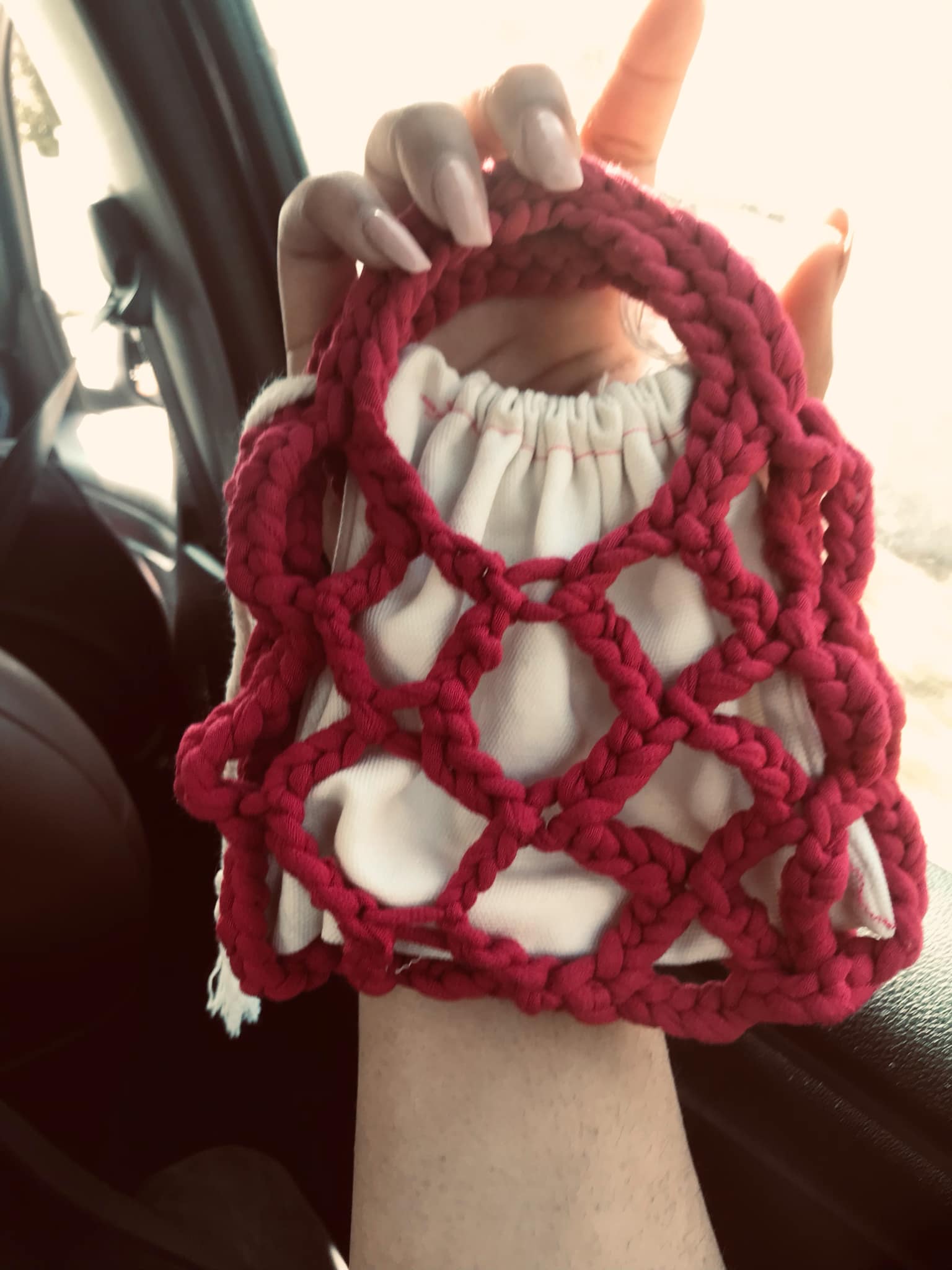 Sac à main crochet fait main : Élégance unique en coton