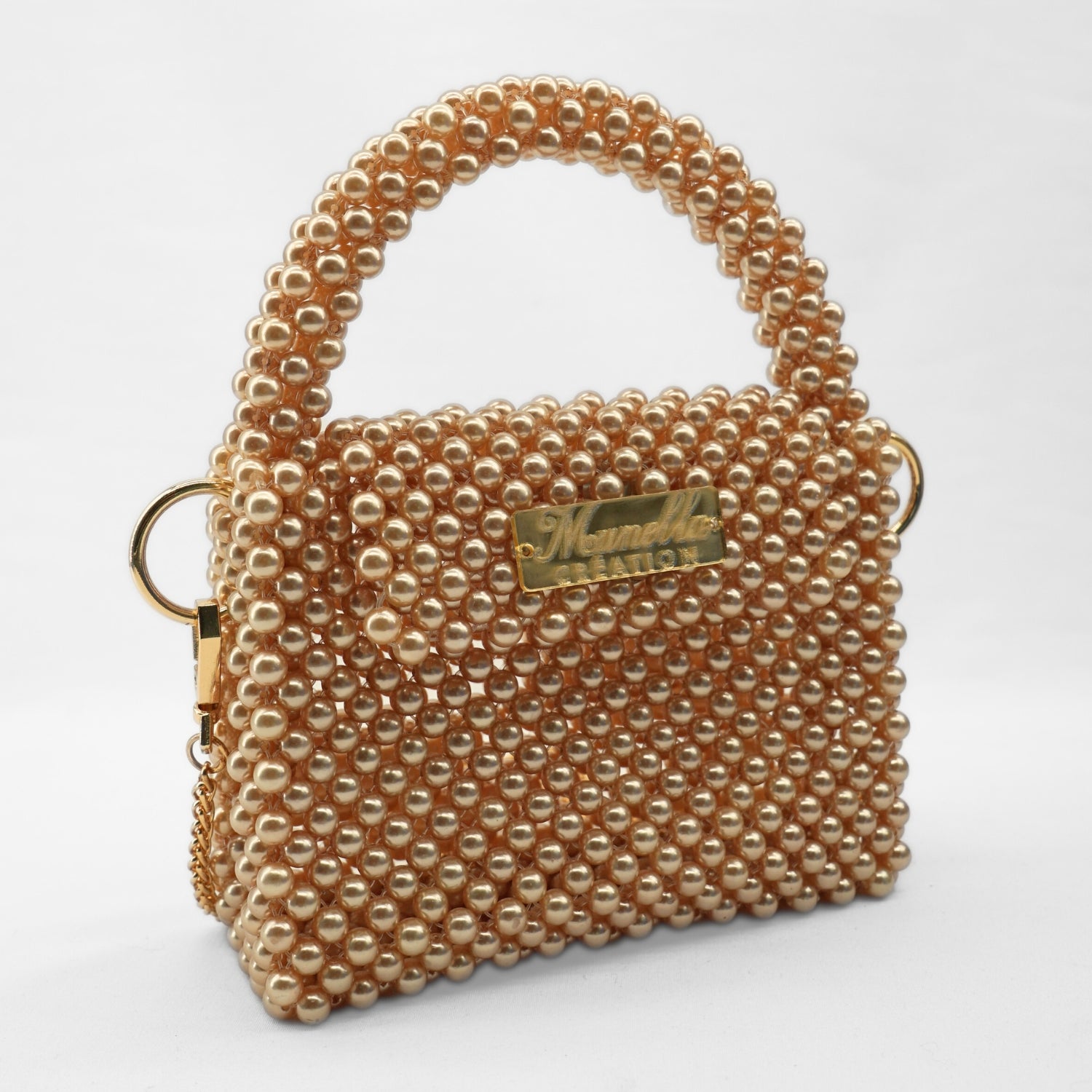 Sac en perle dorée : l'élégance incontournable !