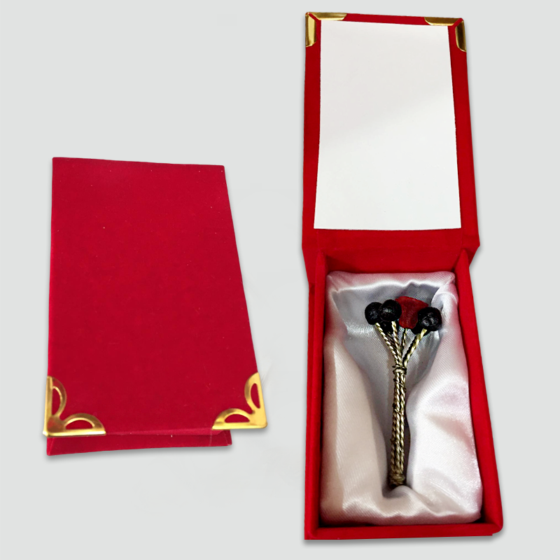 Coffret Machmoum argenté et ambre