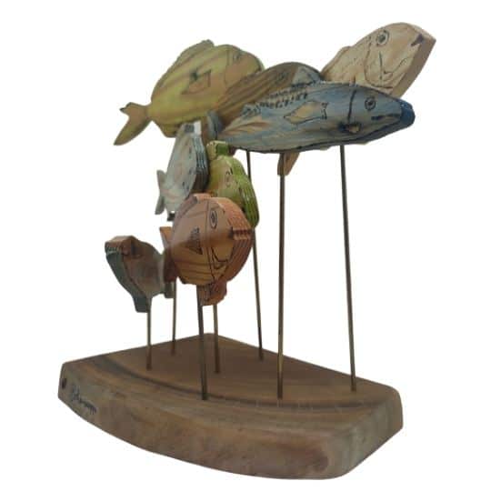 Curio décoratif en poissons