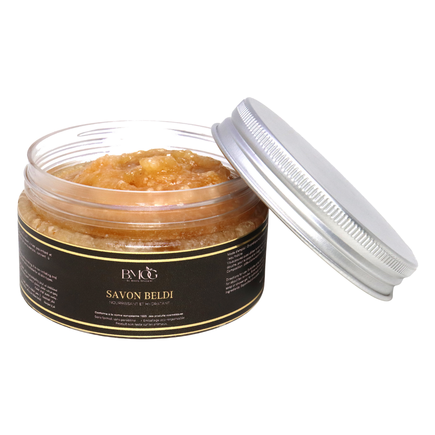 Savon noir naturel purifiant pour une peau douce et éclatante