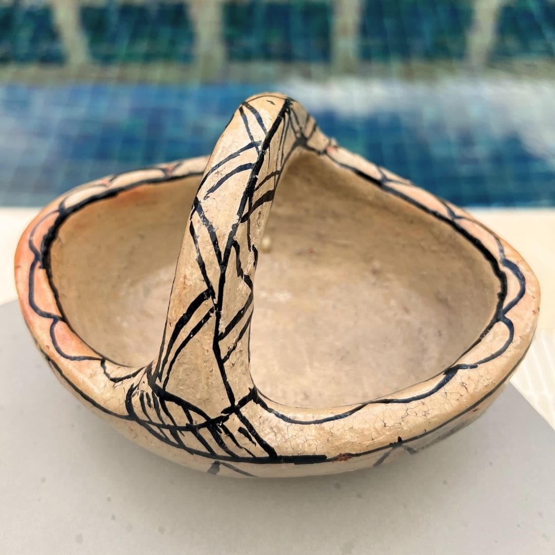 Handmade Ceramic Basket "Sejnania"