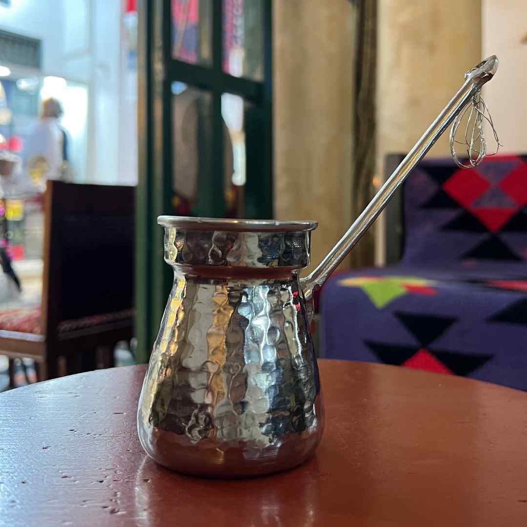Chiseled Copper Coffee Service