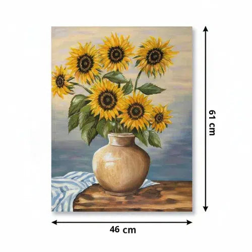 peinture tournesols vibrante pour une décoration unique