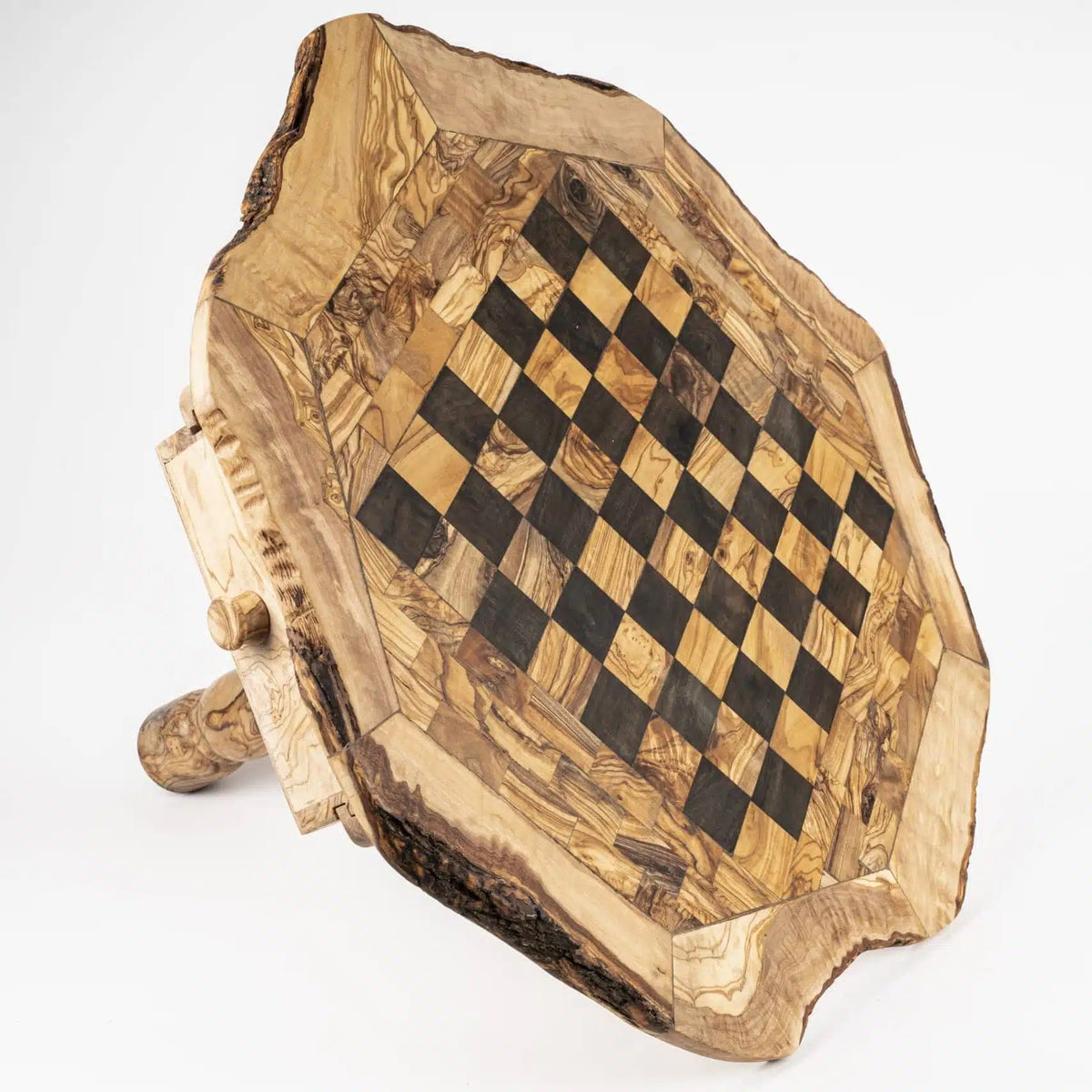 Table Jeux D’échec Avec Tiroirs + Pions | 50*50