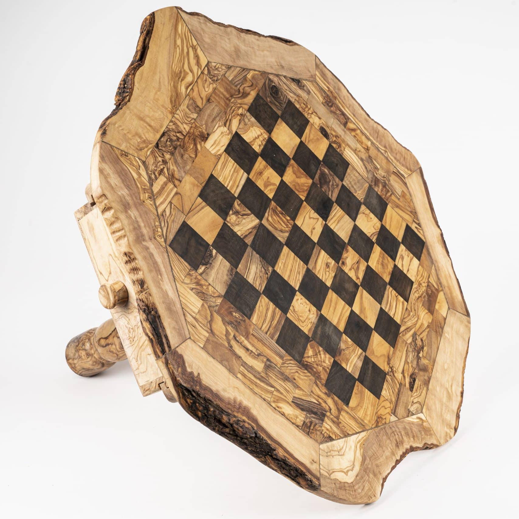 Table Jeux D’échec Avec Tiroirs + Pions | 50*50