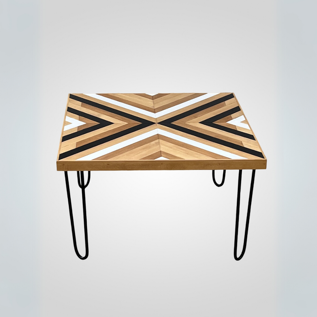 Table basse Artisanal Géométrique