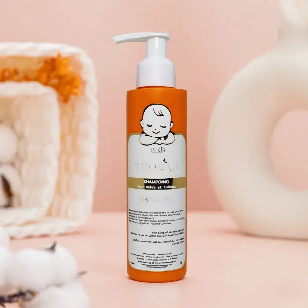 Shampoing bébé ultra doux pour cheveux souples et cuir sain