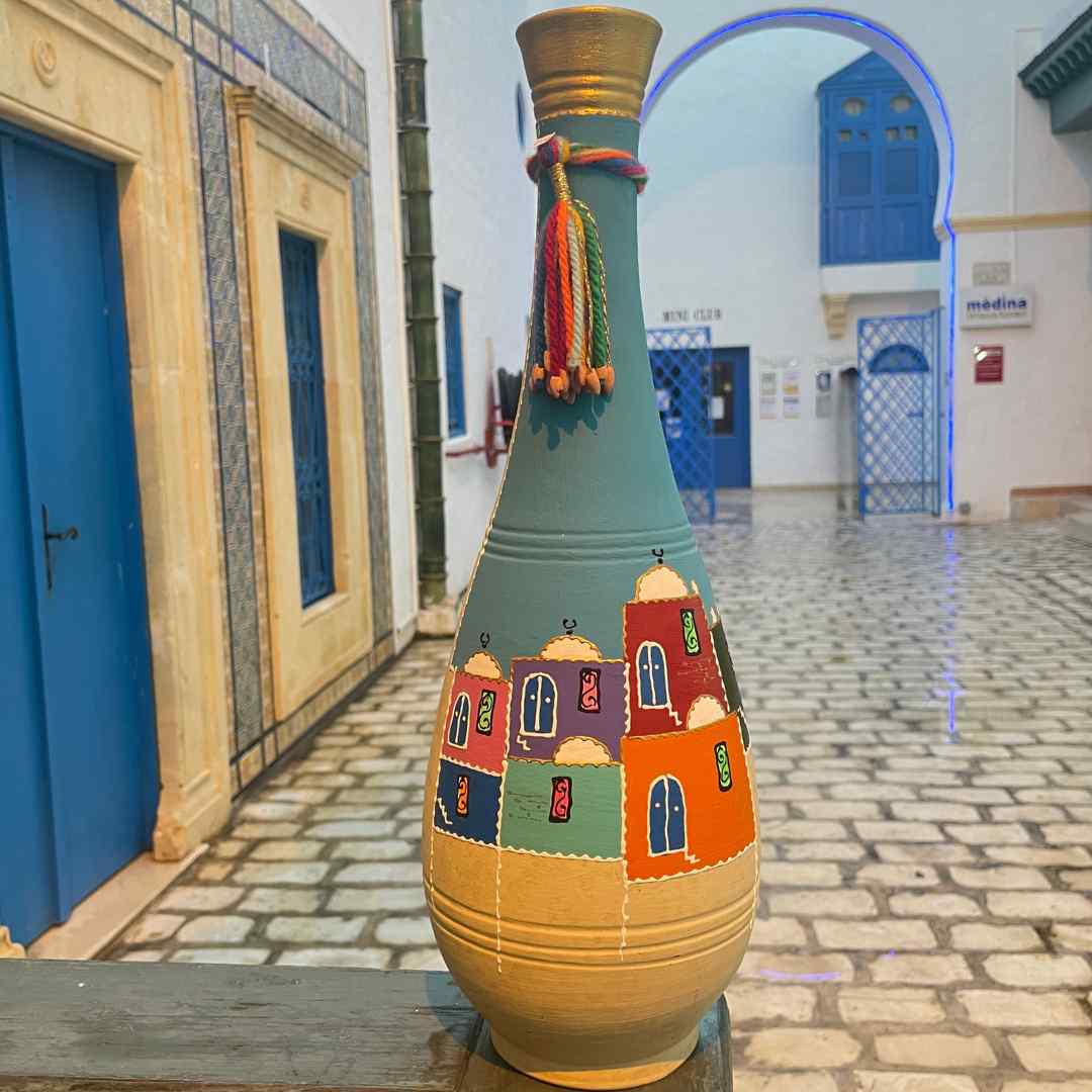 Terracotta ceramic vase "Médina Arbi"