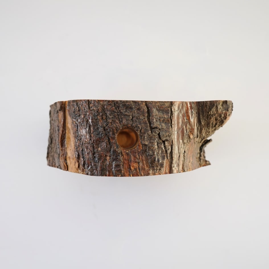 Vase en bois d'olivier – Pièce artisanale unique