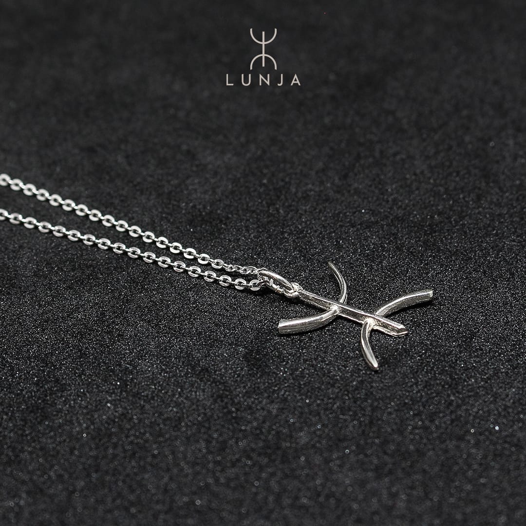 Collier Amazigh lettre Yaz en Argent pour femme