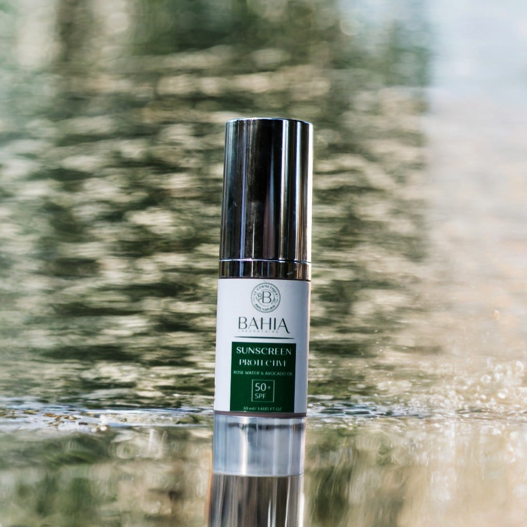 Crème Solaire avec eau de rose et huile d'avocat SPF 50+