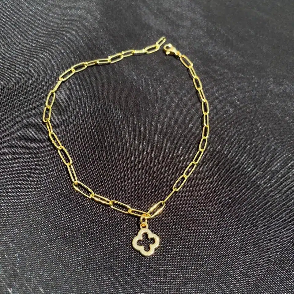 Bracelet cheville Van Cleef fait main pour un style unique