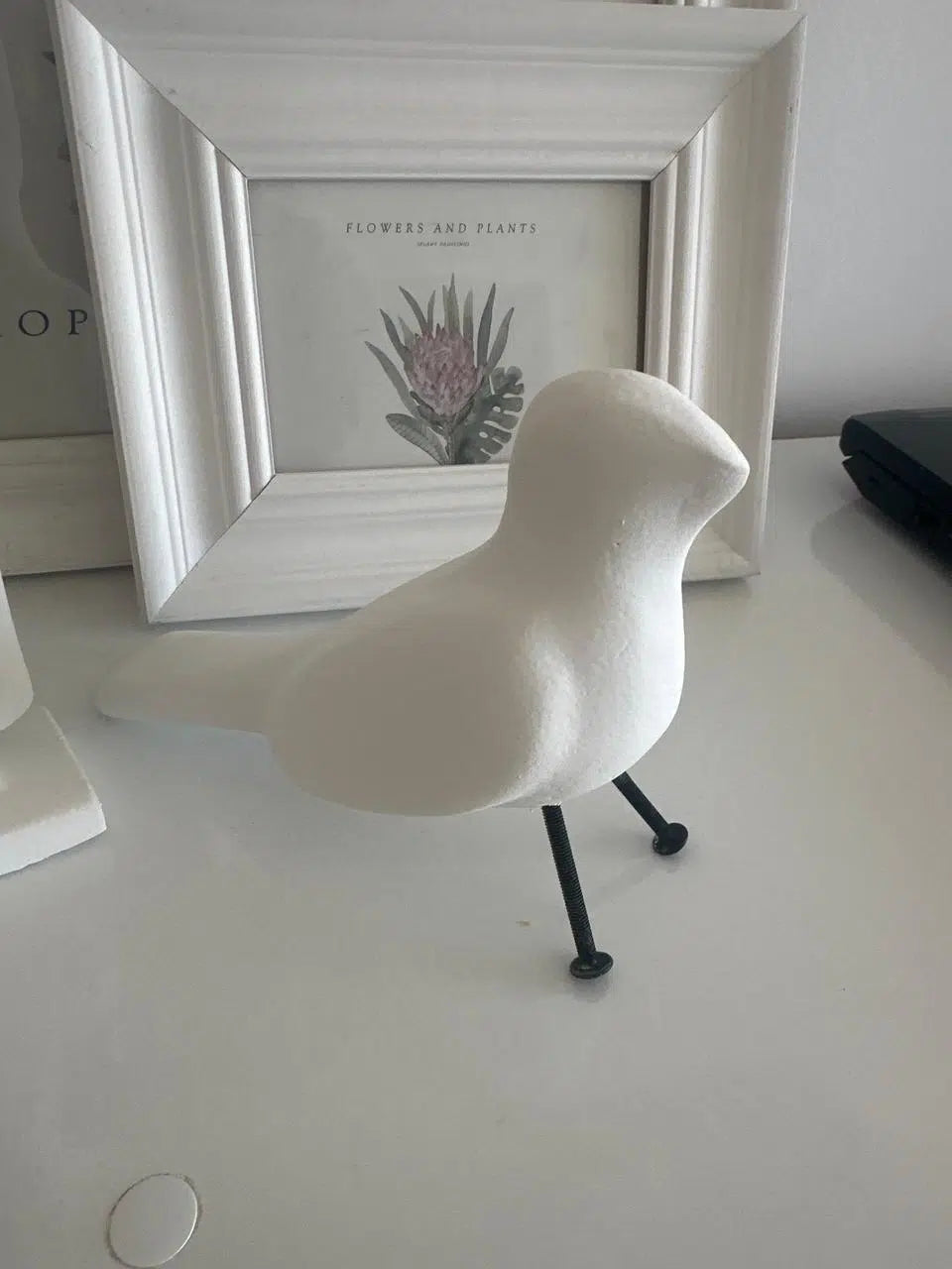 Sculpture décorative Colombe en béton fibré