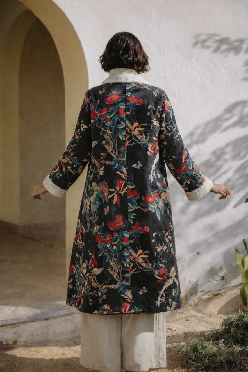 Manteau Nomade Botanique long unisex