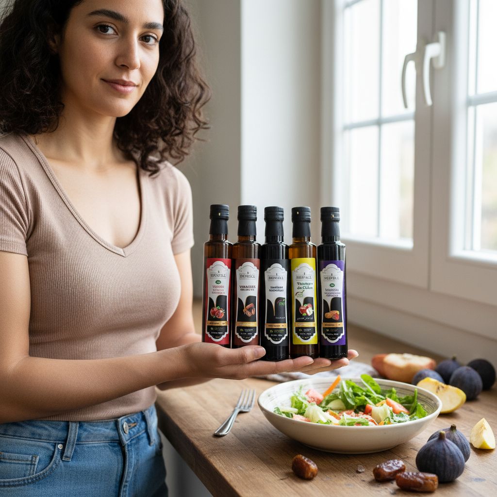 Vinaigre naturel 5 saveurs authentiques pour sublimer vos plats