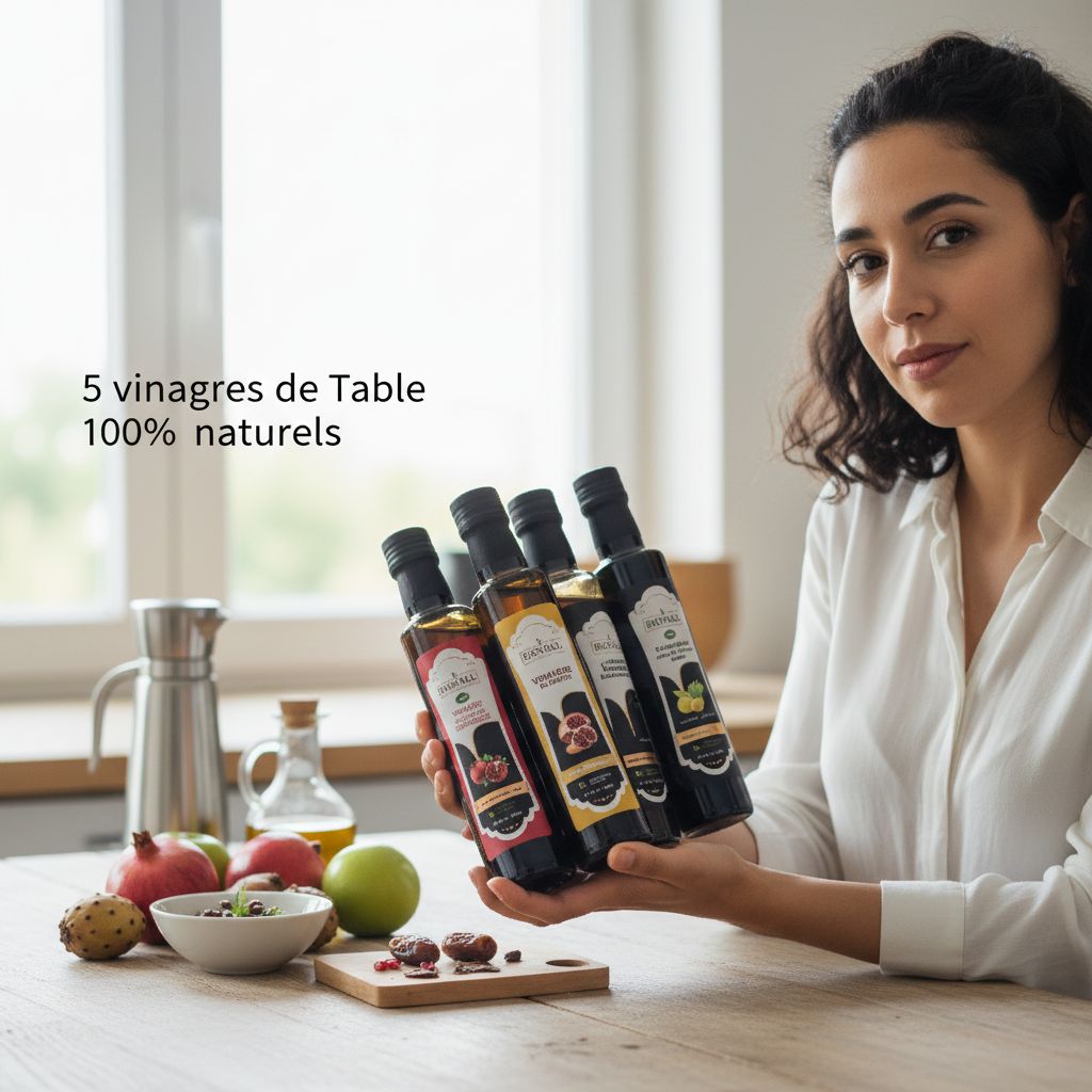 Vinaigre naturel 5 saveurs authentiques pour sublimer vos plats