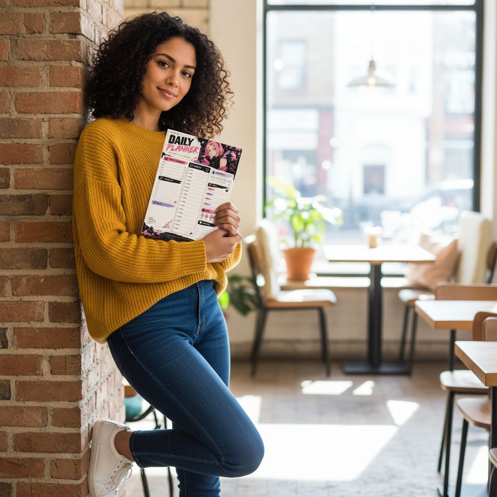 Planificateur quotidien esthétique pour une organisation parfaite