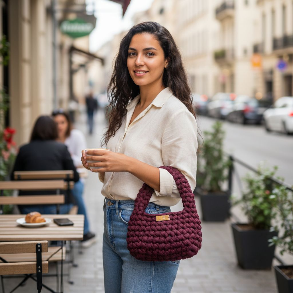 aubergine sac élégant pour un style unique et irrésistible