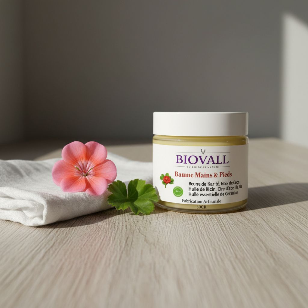 Baume hydratant premium pour mains et pieds doux et soyeux