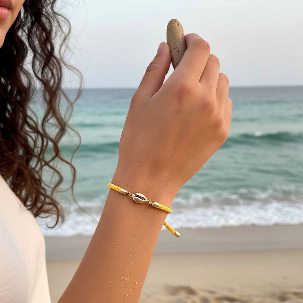 Bracelet jaune ajustable été pour un style irrésistible