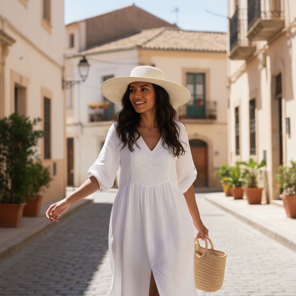 Capeline élégante pour un été chic et ensoleillé