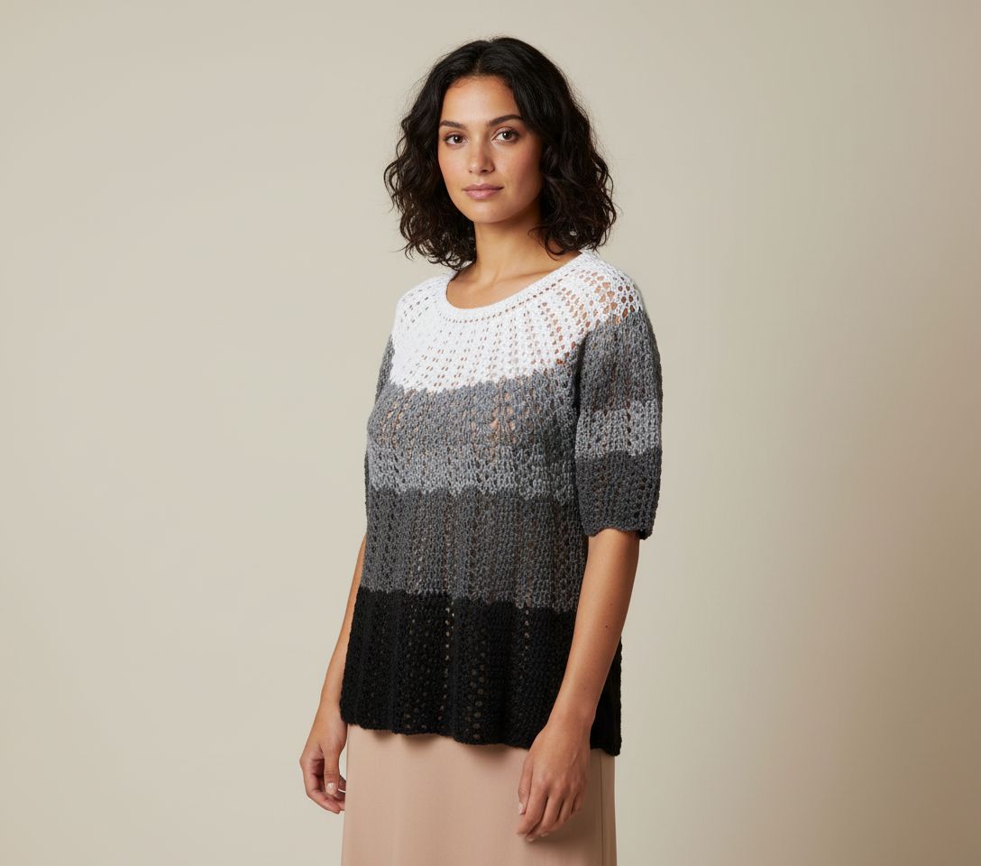 Top crochet charme irrésistible pour une allure unique
