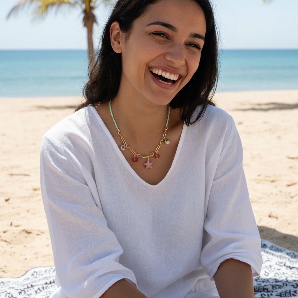 Collier boho chic pour une allure unique à la plage