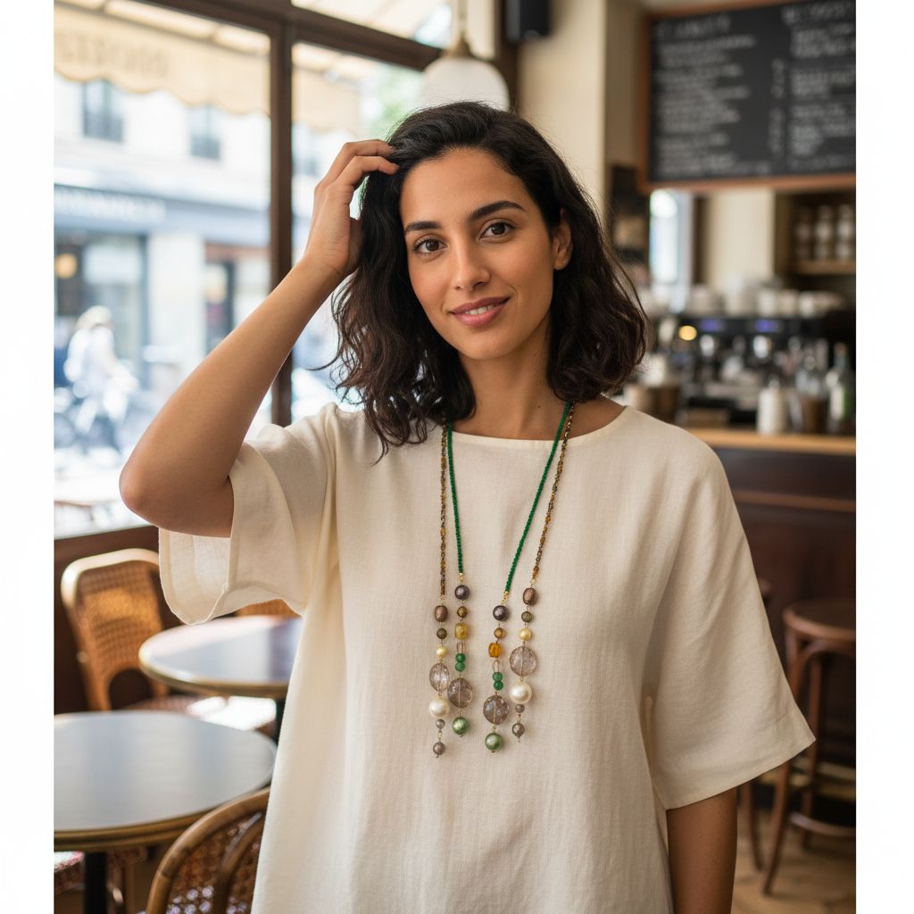 Sautoir chic en duo pour un style irrésistible et élégant